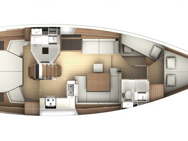 Pronájem lodi Parish of Saint George lákavé ceny Sun Odyssey 44 Ds