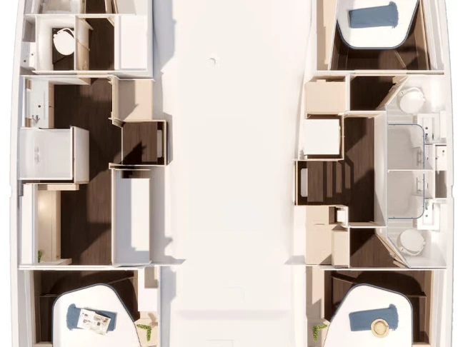 Fountaine Pajot Fountaine Pajot FP 44 Maestro - 3 cab. jednotlivci a charterové společnosti v Saint Raphael