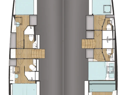 Pronajmout si Wave Catamarans Wave 50 - 5 cab. v Olbia