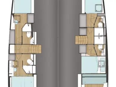 Pronajmout si Wave Catamarans Wave 50 - 5 cab. v Olbia