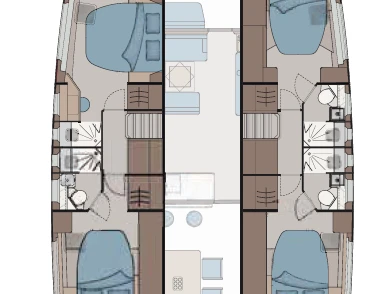 Aquila Aquila 45 Sail - 4 + 1 cab. jednotlivci a charterové společnosti v Parham Town
