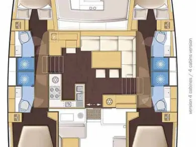 Pronajmout si Lagoon Lagoon 46 v Capo d'Orlando