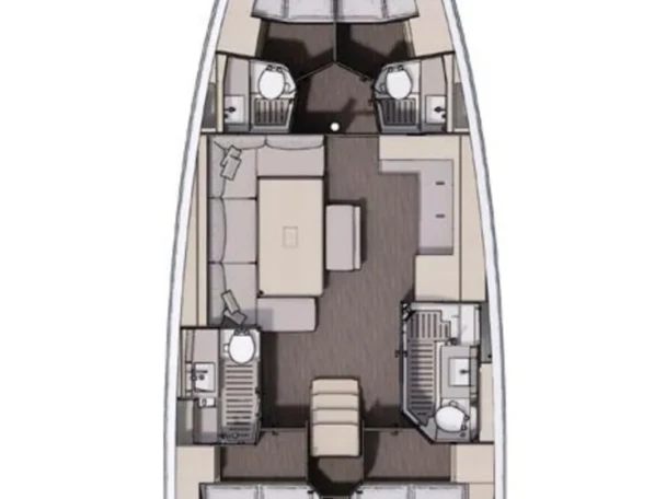 Dufour Dufour 470 jednotlivci a charterové společnosti v Cagliari