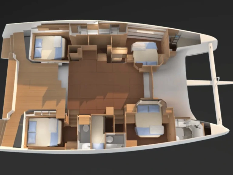 Pronájem Katamarán v Palermo -Dufour Dufour Catamarans 48 Sail