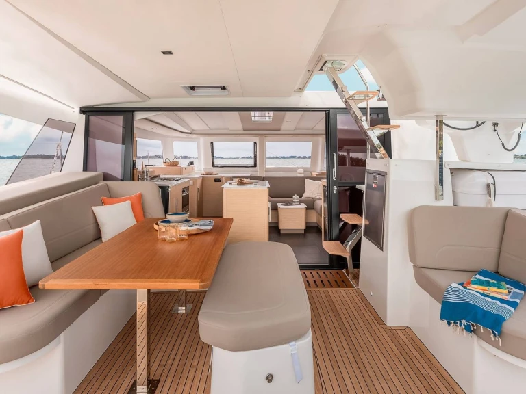 Pronájem Katamarán v Lavrio -Fountaine Pajot Fountaine Pajot FP 41 Quatuor 4