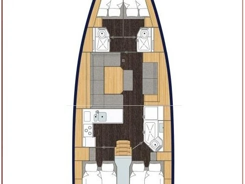 Pronájem jachty v Biograd Na Moru -Bavaria Bavaria C45 na Samboatu