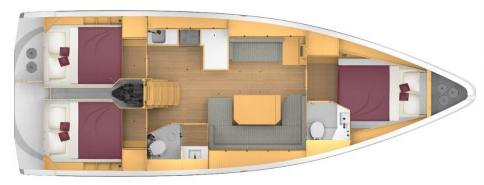 Bavaria Bavaria C42 jednotlivci a charterové společnosti v Sukošan