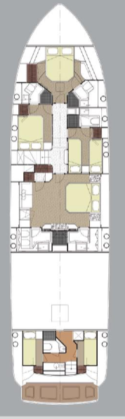 Pronajmout si Dominator-Shipyard Dominator 780S Deluxe v Sukošan