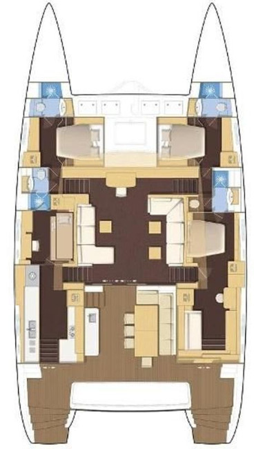 Pronájem lodi Alimos lákavé ceny Lagoon 620