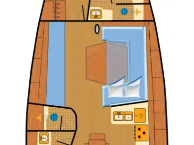 Pronájem Plachetnice Dehler s licencí