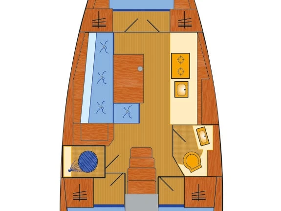 Pronájem Plachetnice Bénéteau s licencí