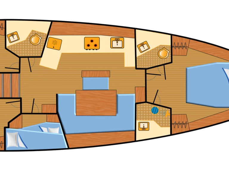 Pronájem Plachetnice Bénéteau s licencí