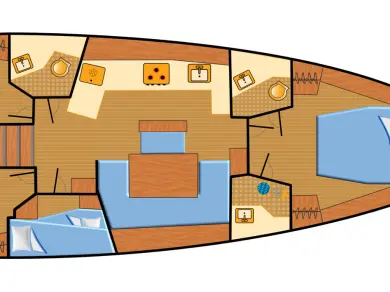 Pronájem Plachetnice Bénéteau s licencí