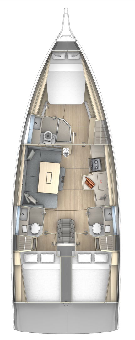 Dufour Dufour 41 jednotlivci a charterové společnosti v Biograd Na Moru