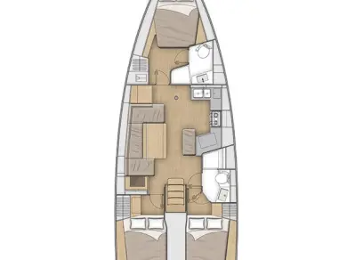 Pronajmout si Bénéteau Oceanis 40.1 v Lefkáda