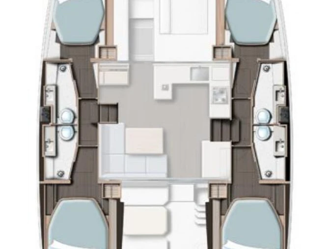Pronájem Katamarán Leopard Catamarans / Robertson & Caine s licencí