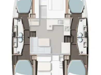 Pronájem Katamarán Leopard Catamarans / Robertson & Caine s licencí
