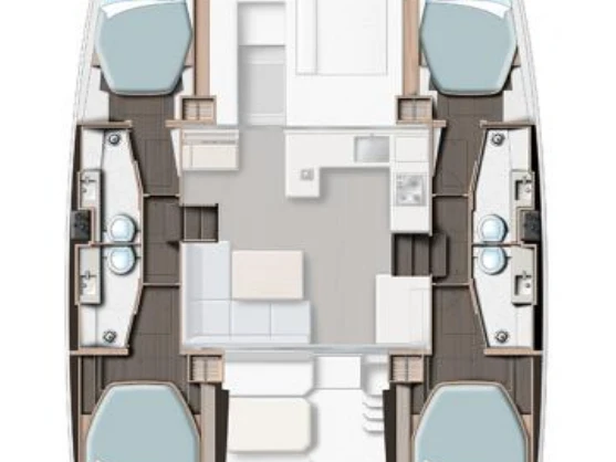 Leopard Catamarans / Robertson & Caine Leopard 42 - 4 cab. jednotlivci a charterové společnosti v Procida
