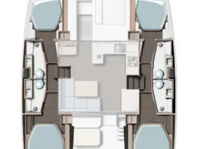 Leopard Catamarans / Robertson & Caine Leopard 42 - 4 cab. jednotlivci a charterové společnosti v Procida
