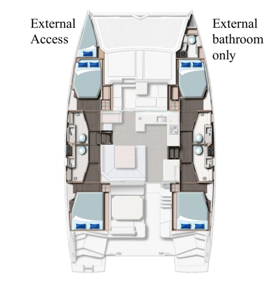 Pronájem lodi Cannigione lákavé ceny Leopard 45