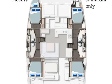 Pronájem lodi Cannigione lákavé ceny Leopard 45