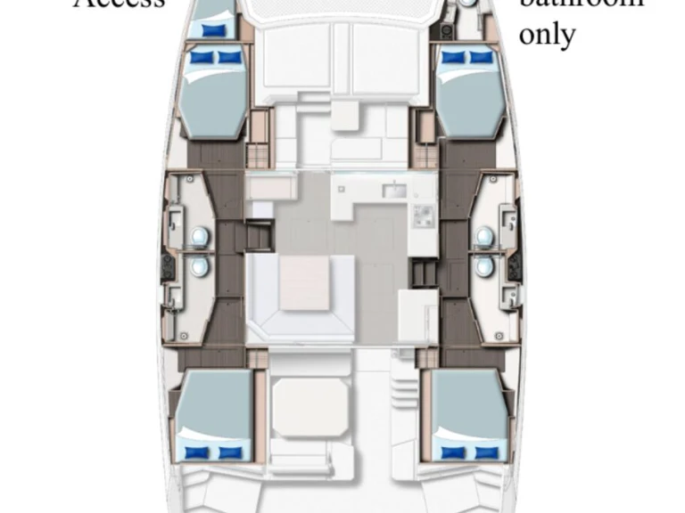 Pronájem Katamarán v Procida -Leopard Catamarans / Robertson & Caine Leopard 45