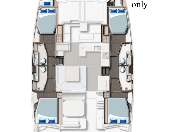 Pronájem lodi Leopard Catamarans / Robertson & Caine Leopard 45 v Cannigione na Samboatu