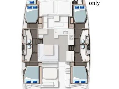 Pronájem lodi Leopard Catamarans / Robertson & Caine Leopard 45 v Cannigione na Samboatu