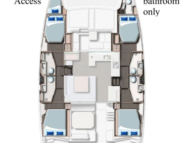 Pronájem Katamarán Leopard Catamarans / Robertson & Caine s licencí