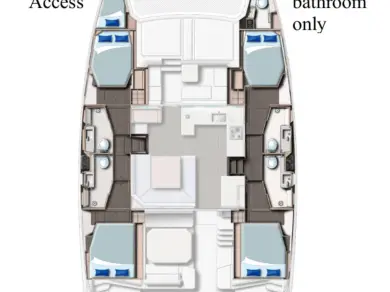 Pronájem Katamarán Leopard Catamarans / Robertson & Caine s licencí