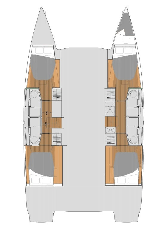 Pronájem Katamarán v Road Town -Fountaine Pajot Elba 45