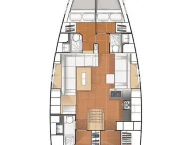 Hanse Hanse 545 jednotlivci a charterové společnosti v Split