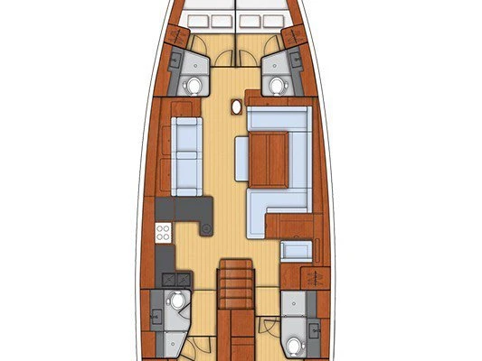 Pronajmout si Bénéteau Oceanis 60 v Split