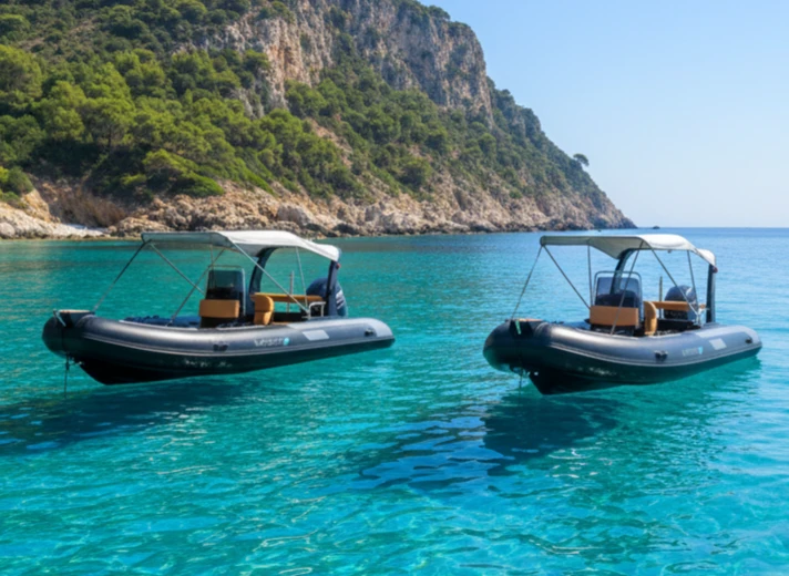 Pronájem Polotuhá loď artboat s licencí