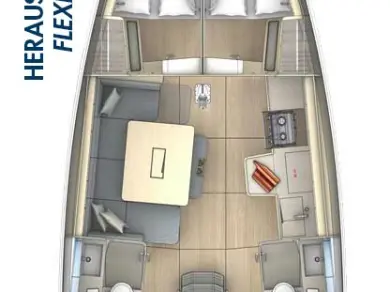 Dufour Dufour 41 Performance jednotlivci a charterové společnosti v Biograd Na Moru