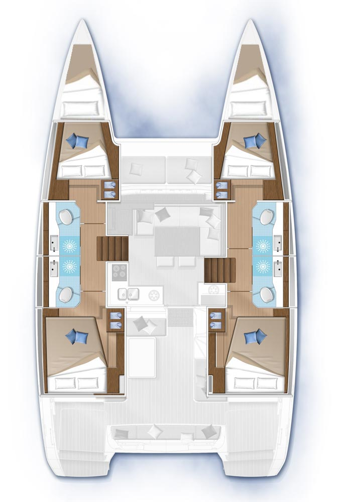 Katamarán k pronájmu v Gouvia za nejlepší cenu