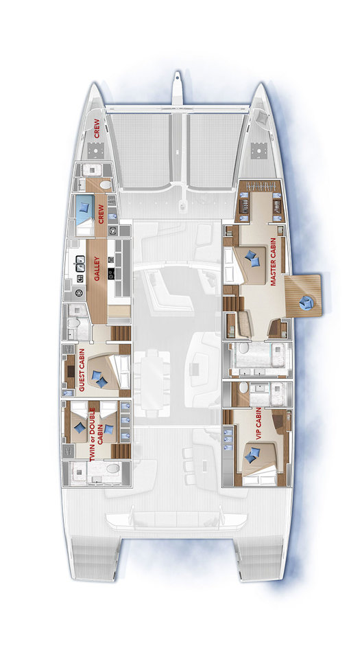 Pronájem jachty v Split -Lagoon Lagoon Seventy 7 na Samboatu