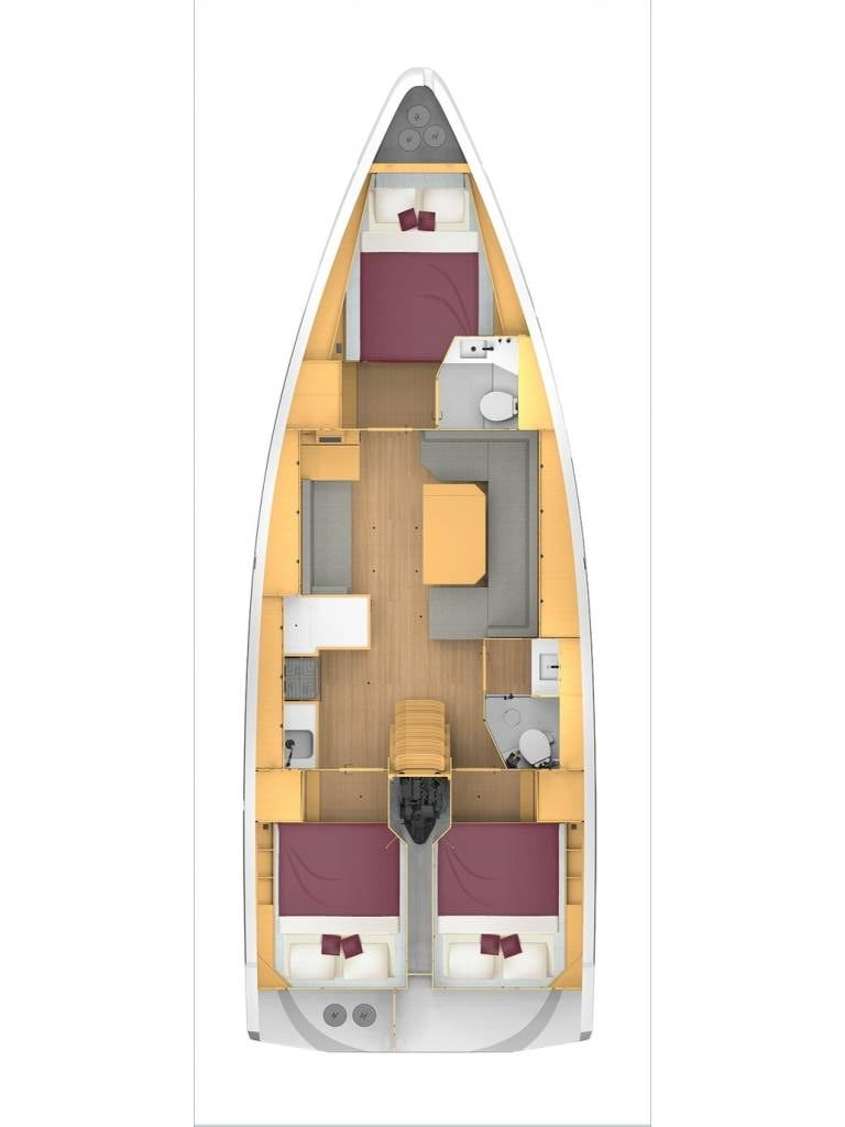 Pronájem jachty v Marmaris -Bavaria Bavaria C42 na Samboatu