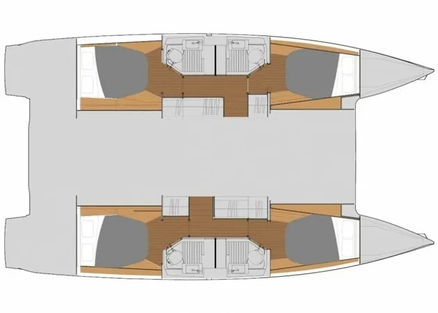 Pronájem Katamarán v Primošten  -Fountaine Pajot Astrea 42