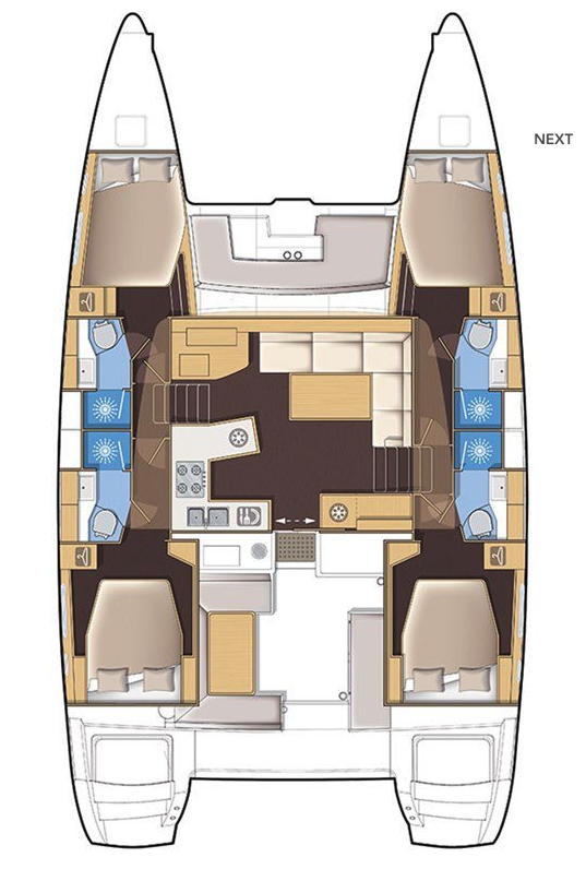 Pronájem lodi Lagoon Lagoon 450 Sport Top v Mai Khao na Samboatu