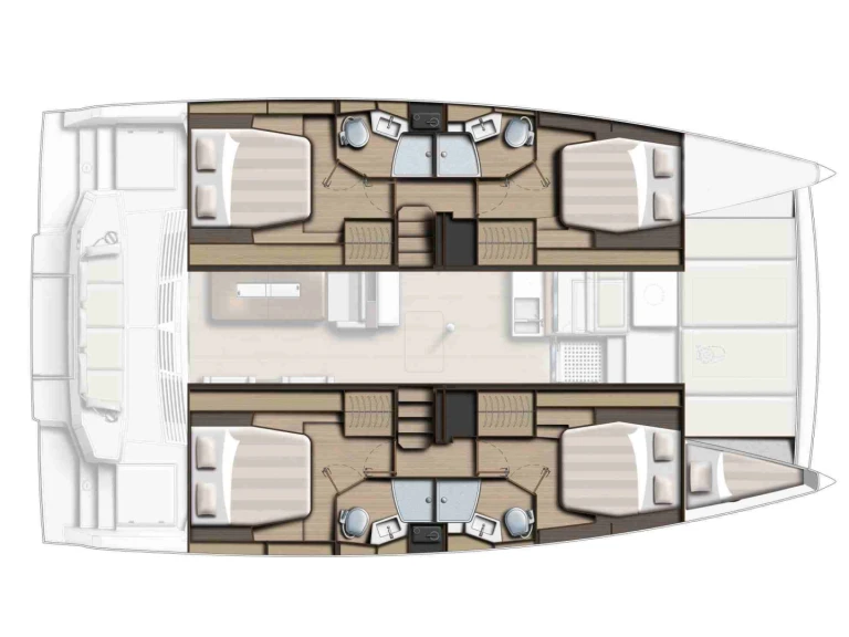Pronájem lodi Parham Town lákavé ceny Bali 4.4