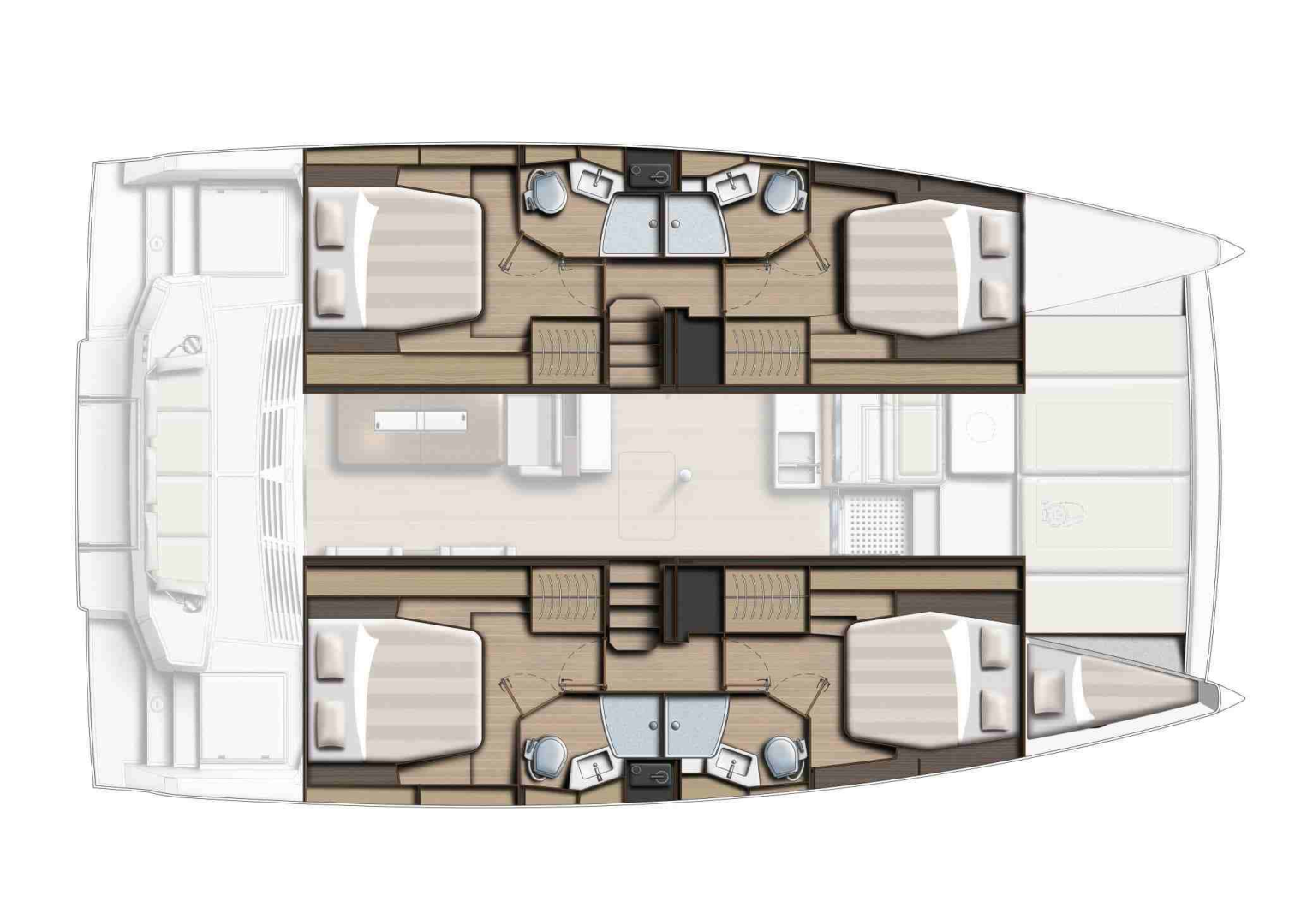 Pronájem lodi Parham Town lákavé ceny Bali 4.4