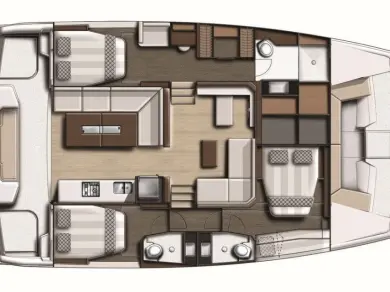 Pronájem jachty v Parham Town -Bali Bali Catspace Voile na Samboatu