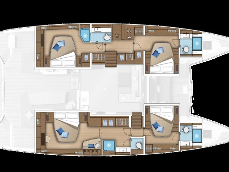 Pronajmout si Lagoon Lagoon 55 v Parham Town