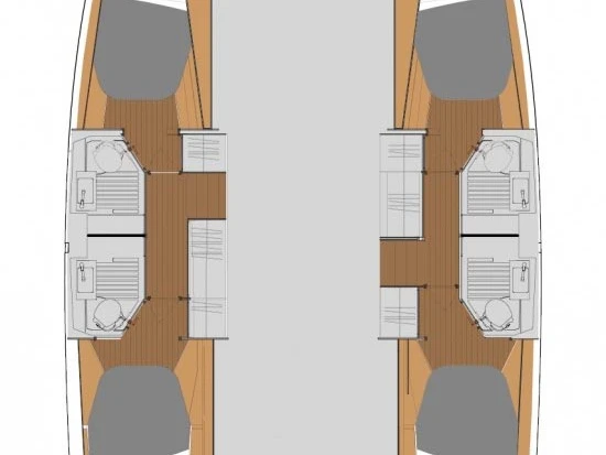 Fountaine Pajot Astrea 42 jednotlivci a charterové společnosti v Trogir