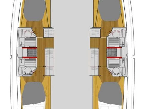 Pronájem lodi Fountaine Pajot Astrea 42 v Trogir na Samboatu