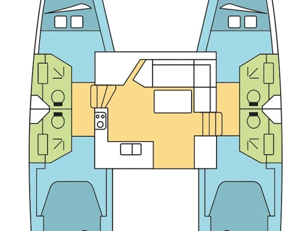 Pronájem Katamarán Fountaine Pajot s licencí
