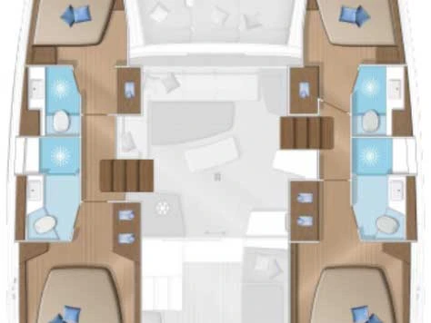 Pronájem lodi Lagoon Lagoon 42 v Trogir na Samboatu