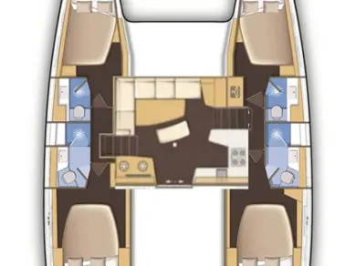 Pronajmout Katamarán se skipperem či ne Lagoon v Trogir