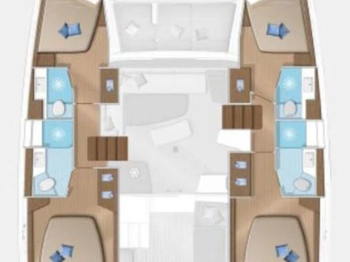 Pronájem Katamarán Lagoon s licencí